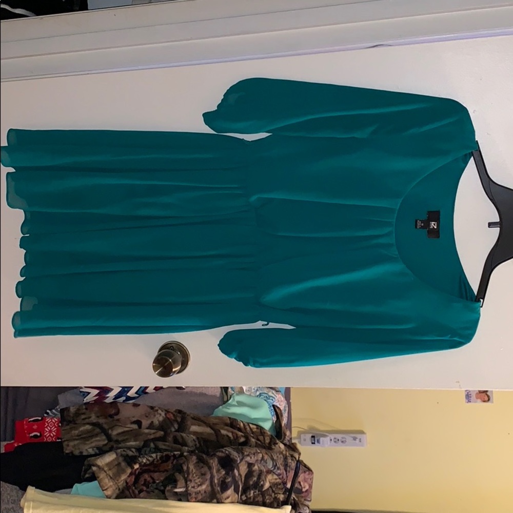 Business dress -Teal